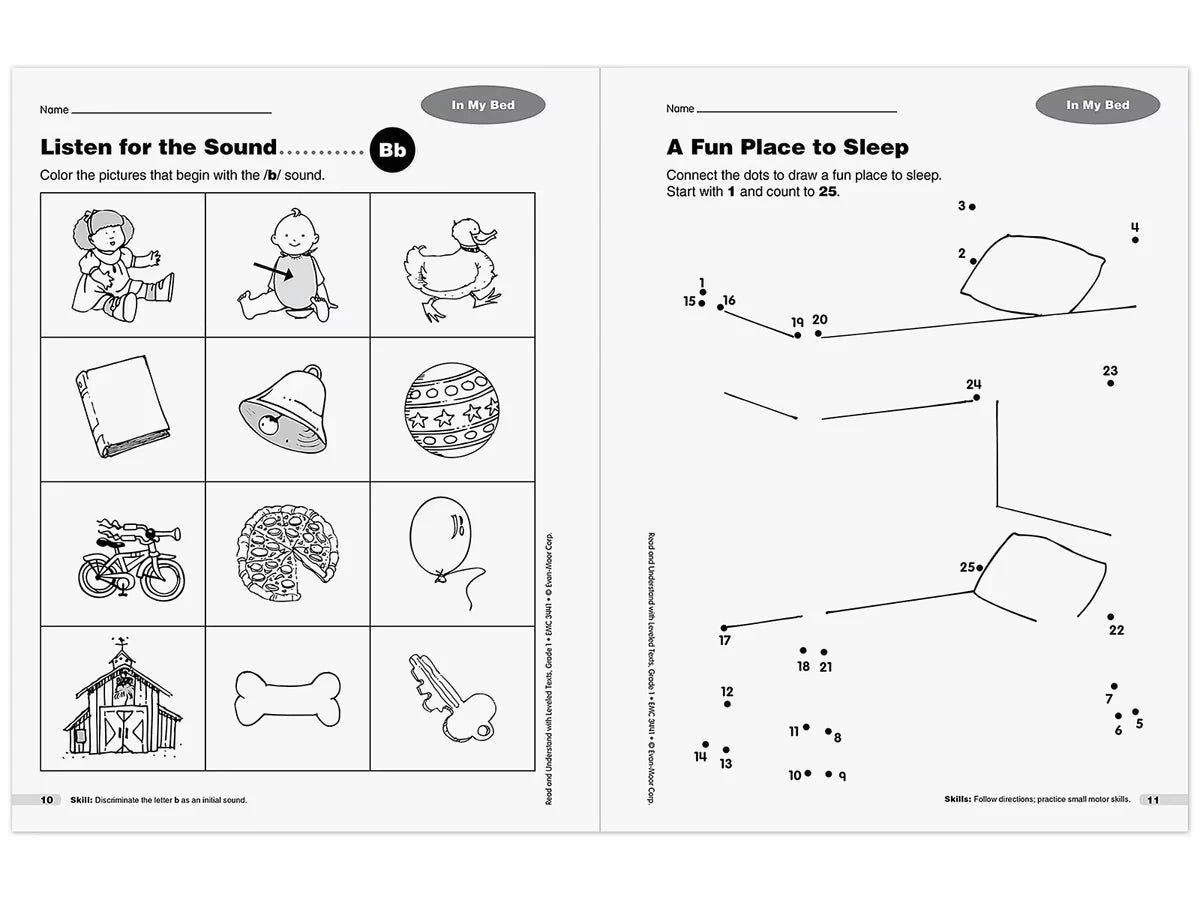 Read & Understand with Leveled Texts Workbook - Gr. 1 - US 8763