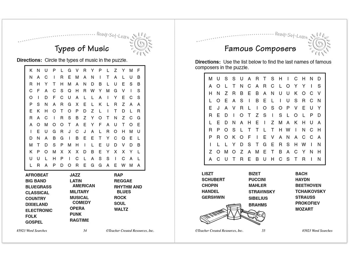 Word Searches Workbook - Gr. 3 - US 7312