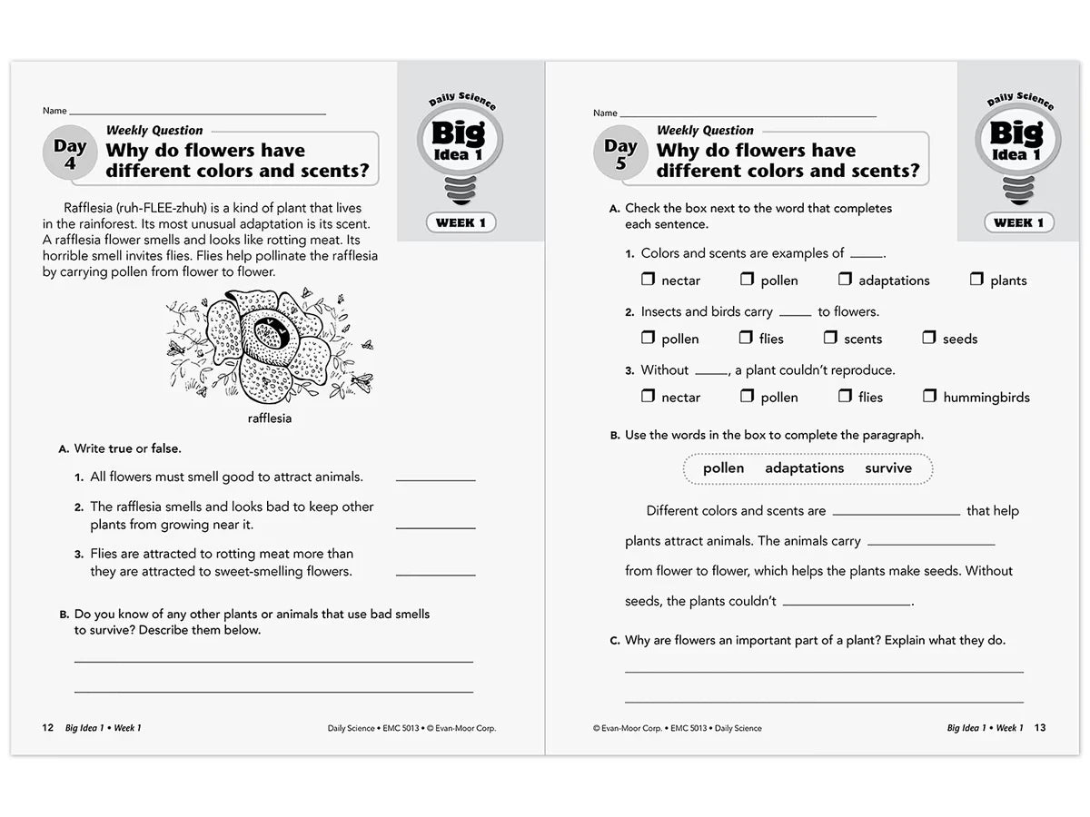 Daily Science Reproducible Activities Workbook - Gr. 3 - US 9611