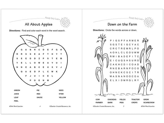 Word Searches Workbook - Gr. 2 - US 8397
