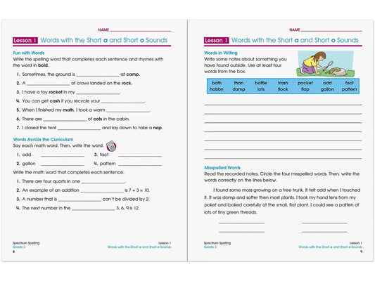 Spectrum® Spelling Workbook - Gr. 3 - US 4171