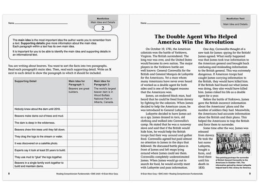 Reading Comprehension Fundamentals Workbook - Gr. 5 - US 4687