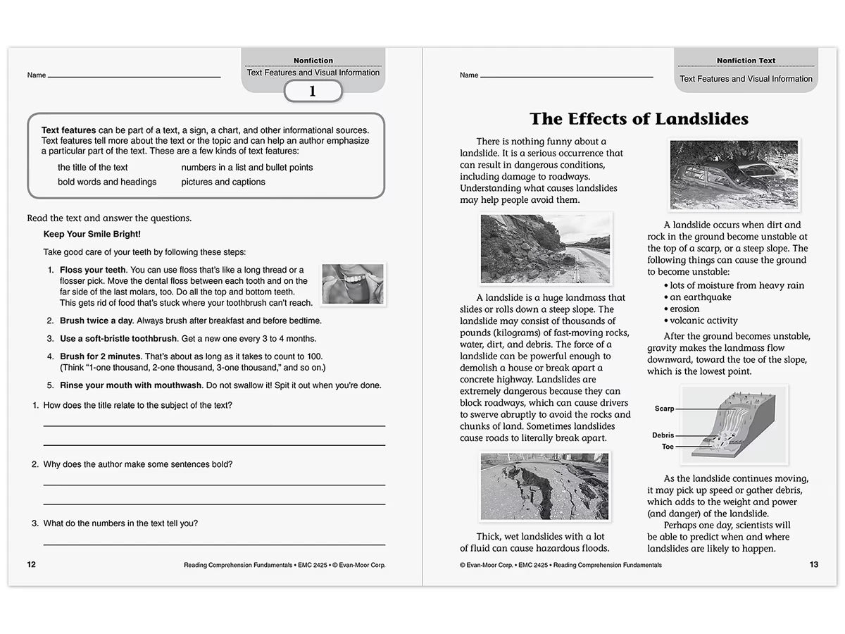 Reading Comprehension Fundamentals Workbook - Gr. 5 - US 4687