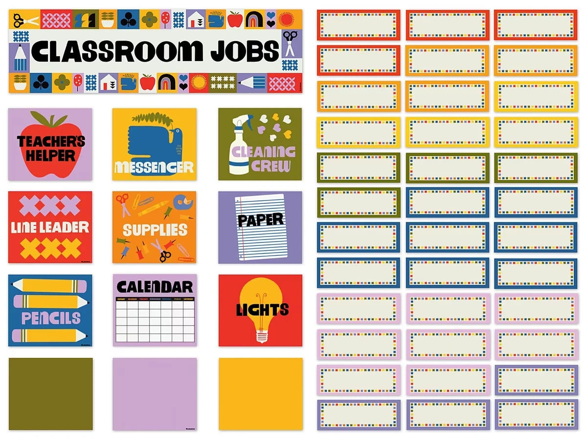 Lisa Congdon Classroom Jobs Bulletin Board Set - US 1300