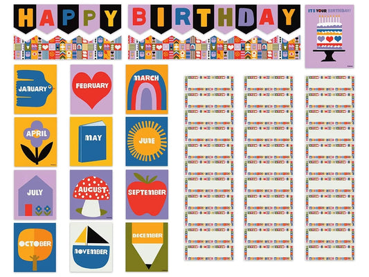 Lisa Congdon Birthday Bulletin Board Set - US 6328
