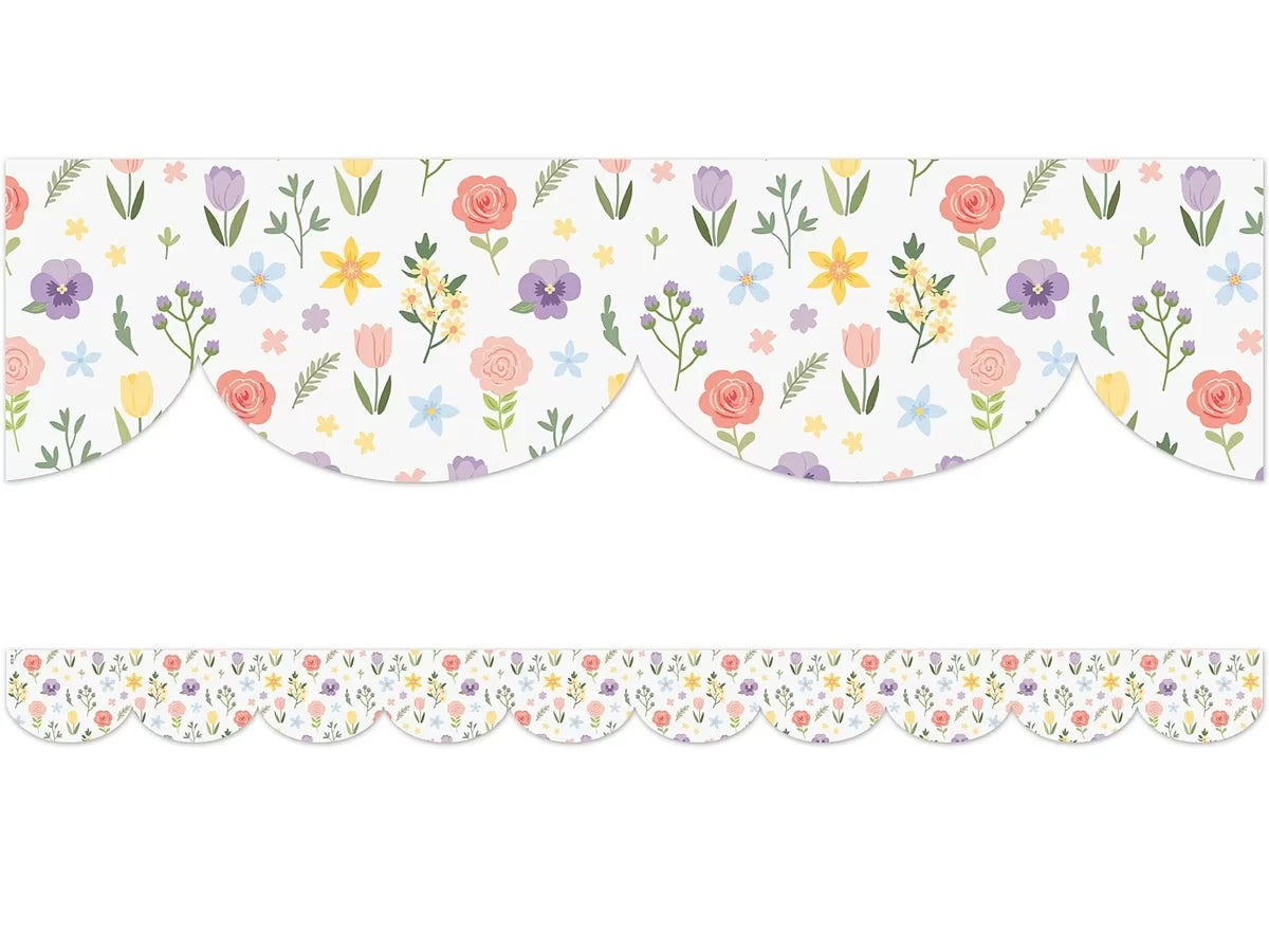 Spring Garden Scalloped Border - US 9073