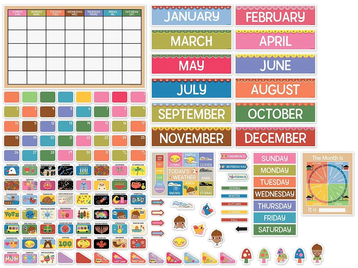 Fairy Tale Forest Calendar Bulletin Board Set - US 5860