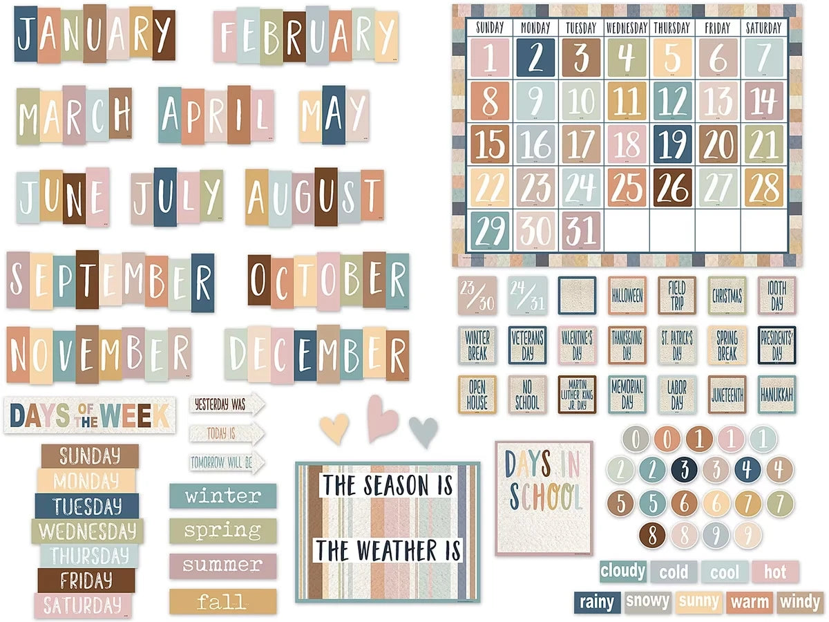 Everyone Is Welcome Calendar Bulletin Board Set - US 4605