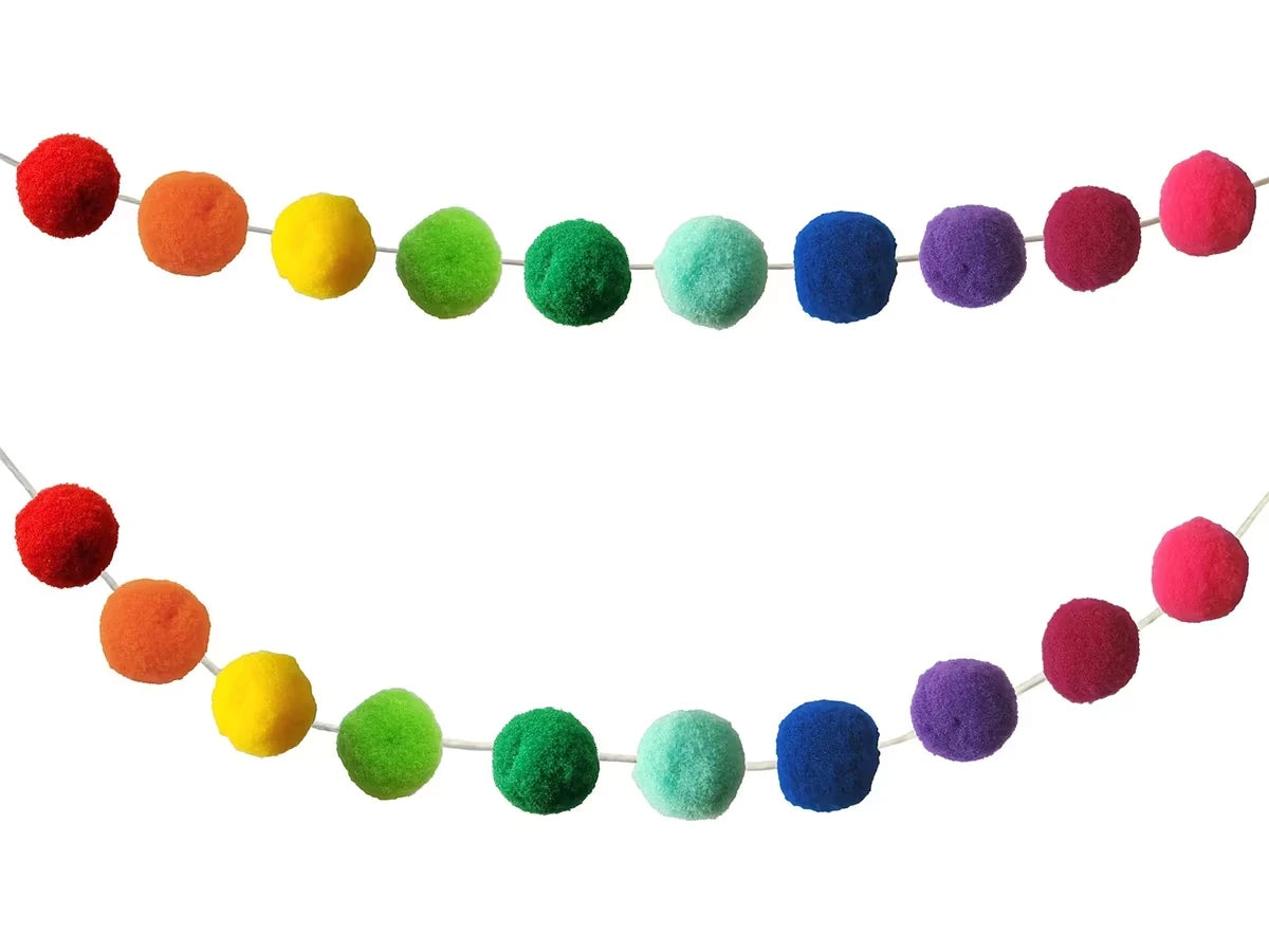 Creatively Inspired Pom-Pom Garland Accents - US 4794
