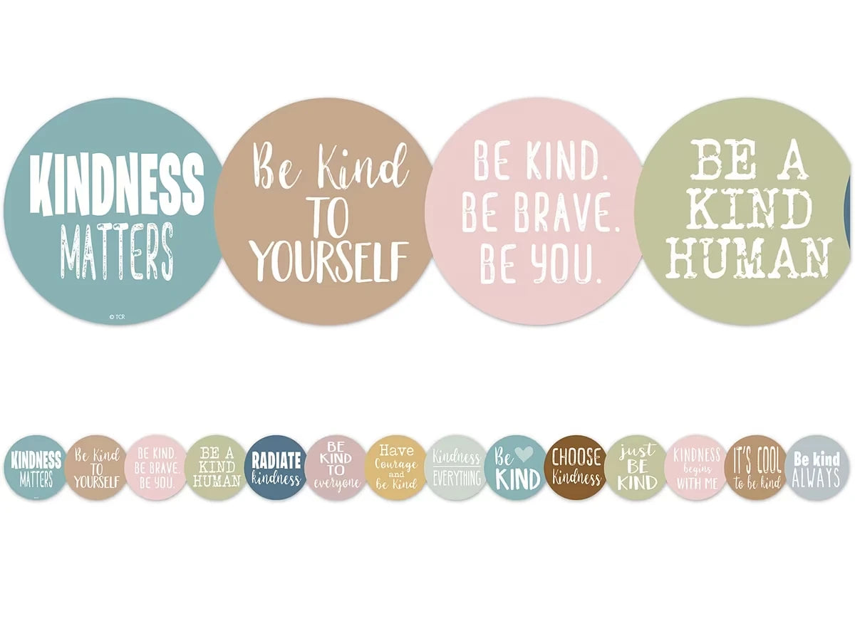 Everyone Is Welcome Kindness Motivational Border - US 3634