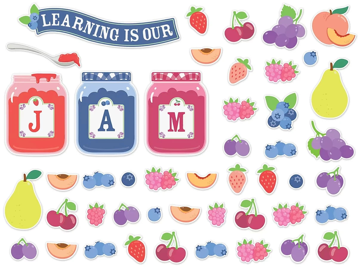 Farmers Market Learning Is Our Jam Bulletin Board Set - US 1204