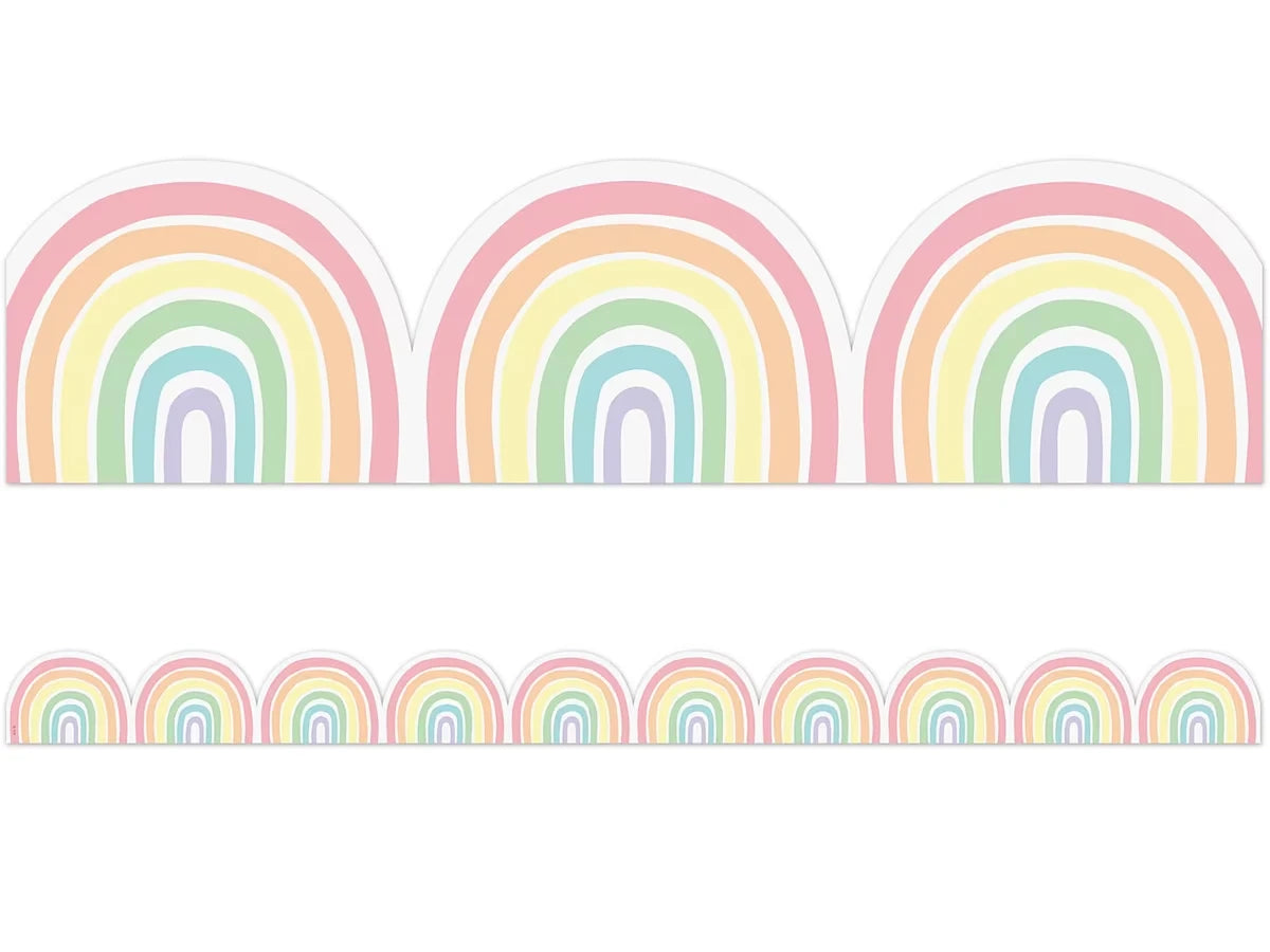 Pastel Pop Rainbow Border - US 3617