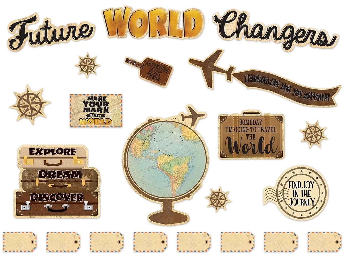 Travel the Map! Bulletin Board Set - US 8965