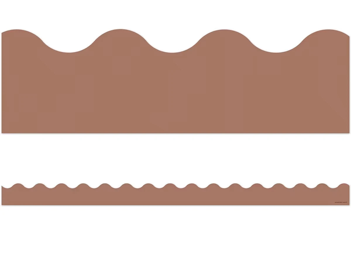 Mocha Scalloped Border - US 9851