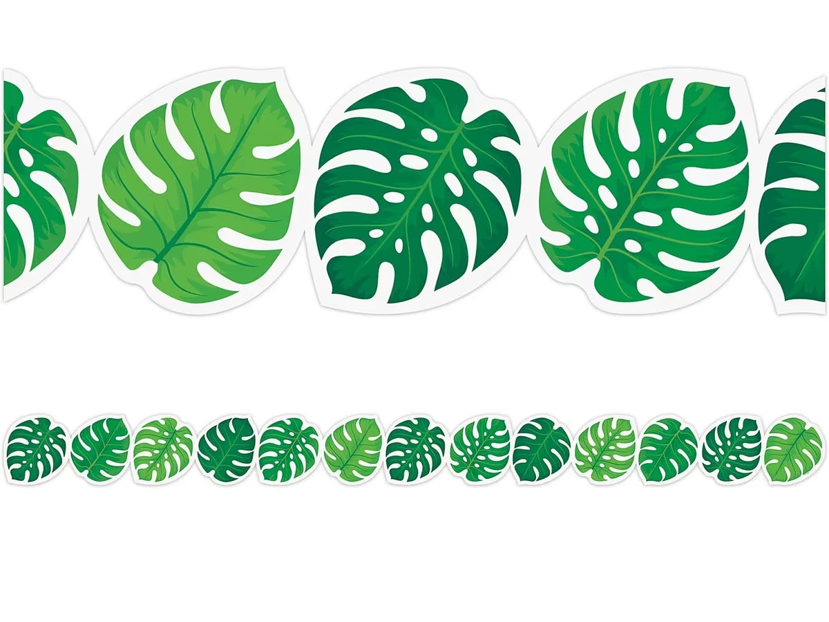 Palm Paradise Tropical Leaf Border - US 2142