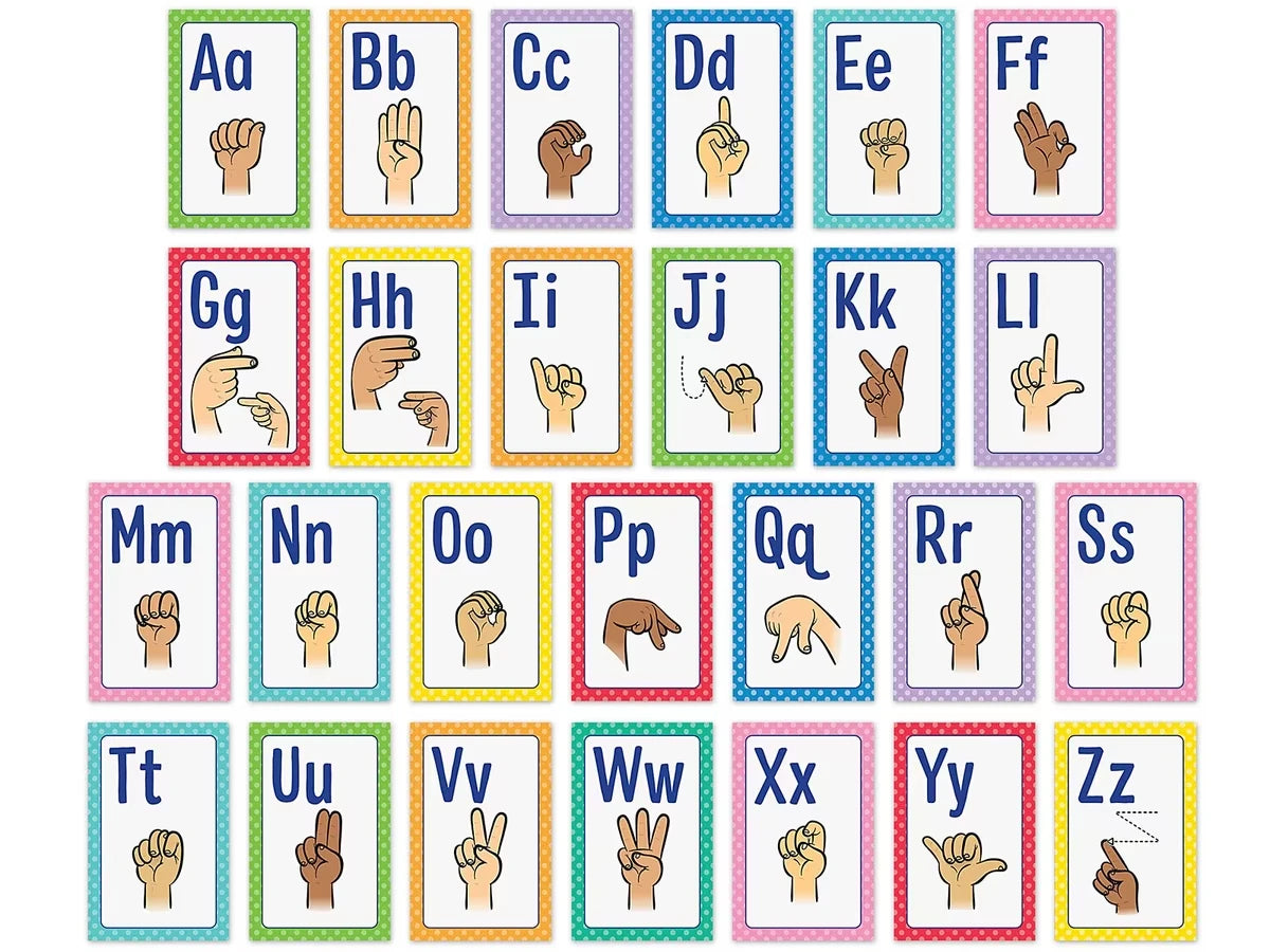 Sign Language Mini Poster Pack - US 4711