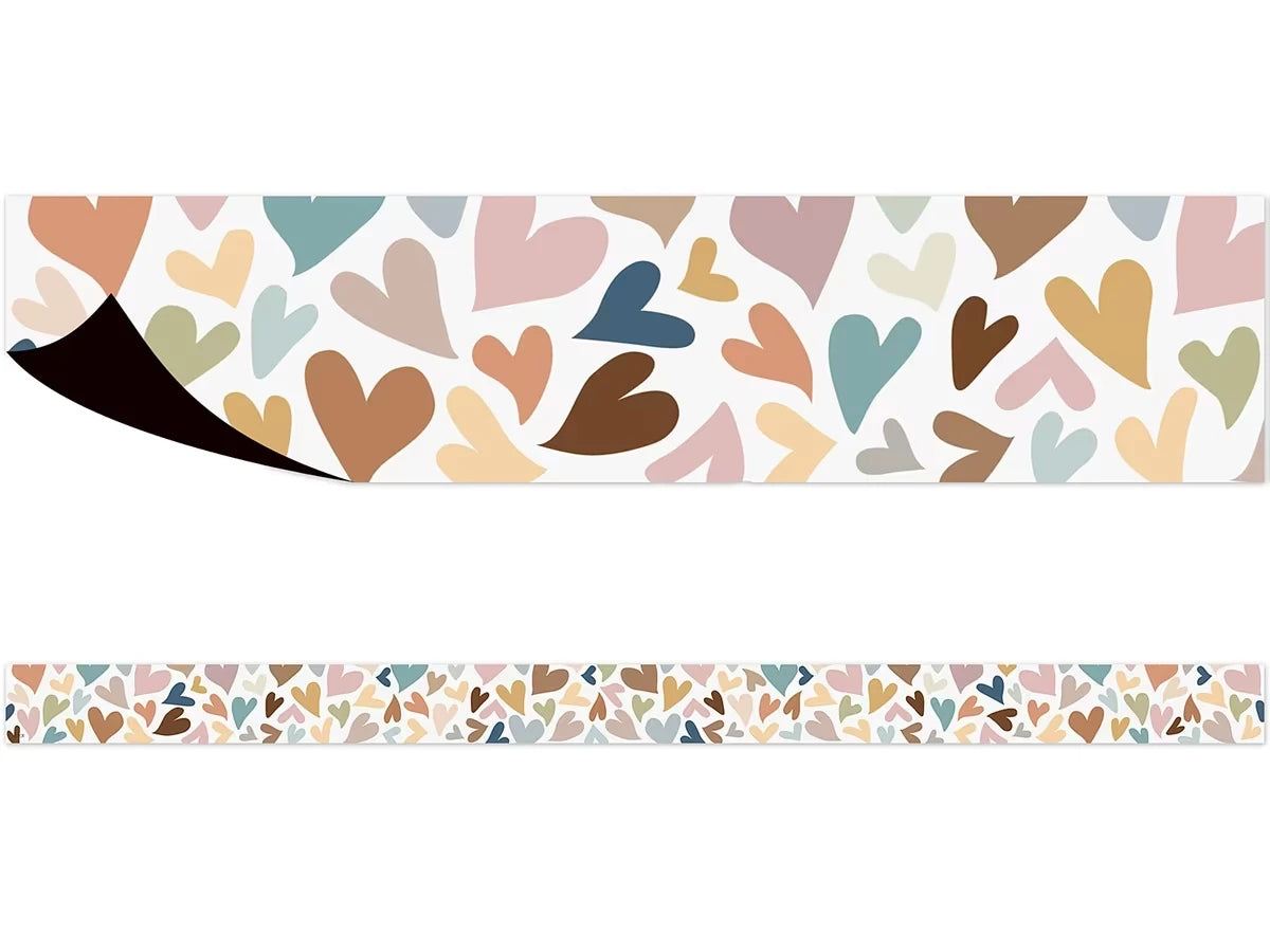 Everyone Is Welcome Hearts Magnetic Border - US 2812