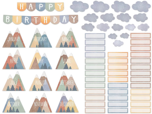 Moving Mountains Birthday Bulletin Board Set - US 6166