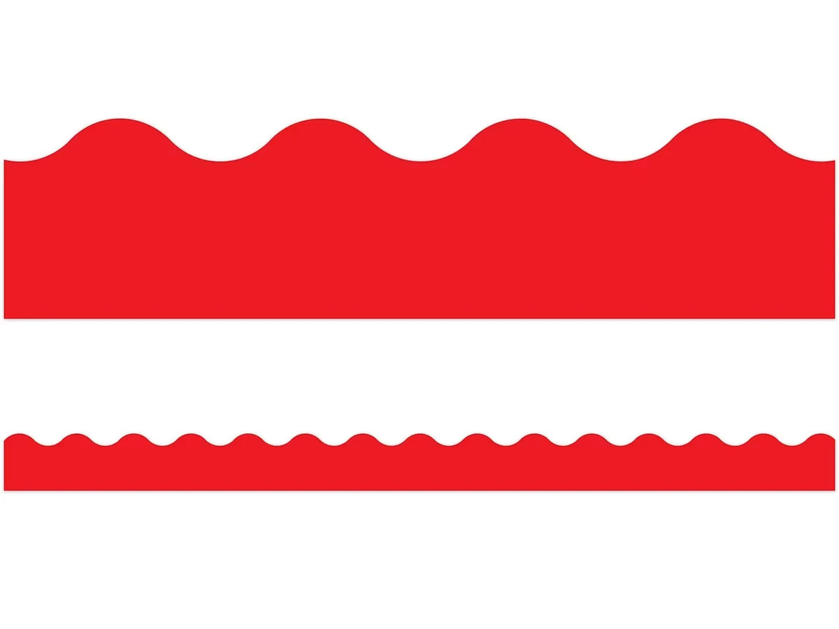 Red Scalloped Border - US 1682