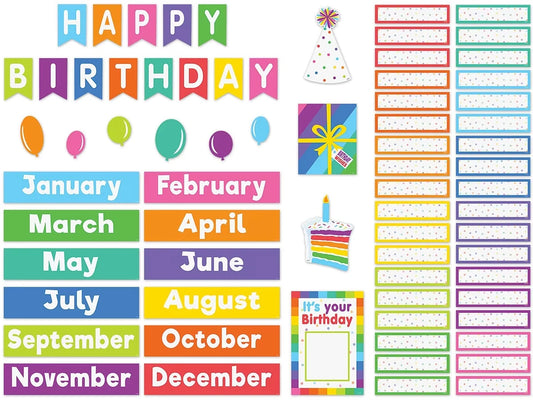 Colorful Birthday Bulletin Board Set - US 9489