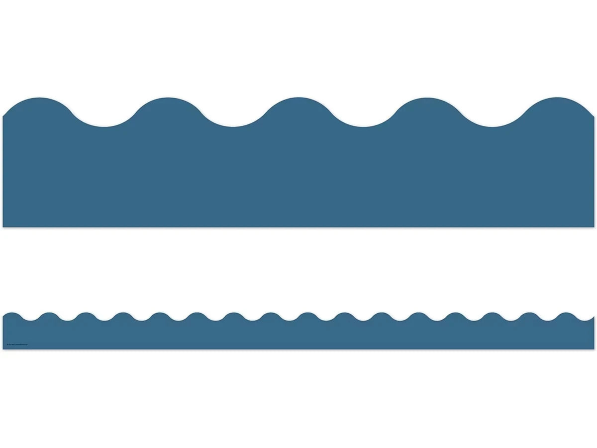 Slate Blue Scalloped Border - US 2274