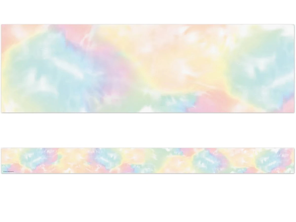 Pastel Pop Tie-Dye Border - US 3496