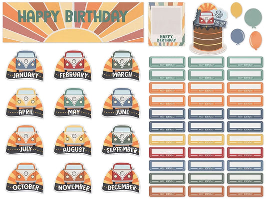 Moving Mountains Birthday Bulletin Board Set - US 9729