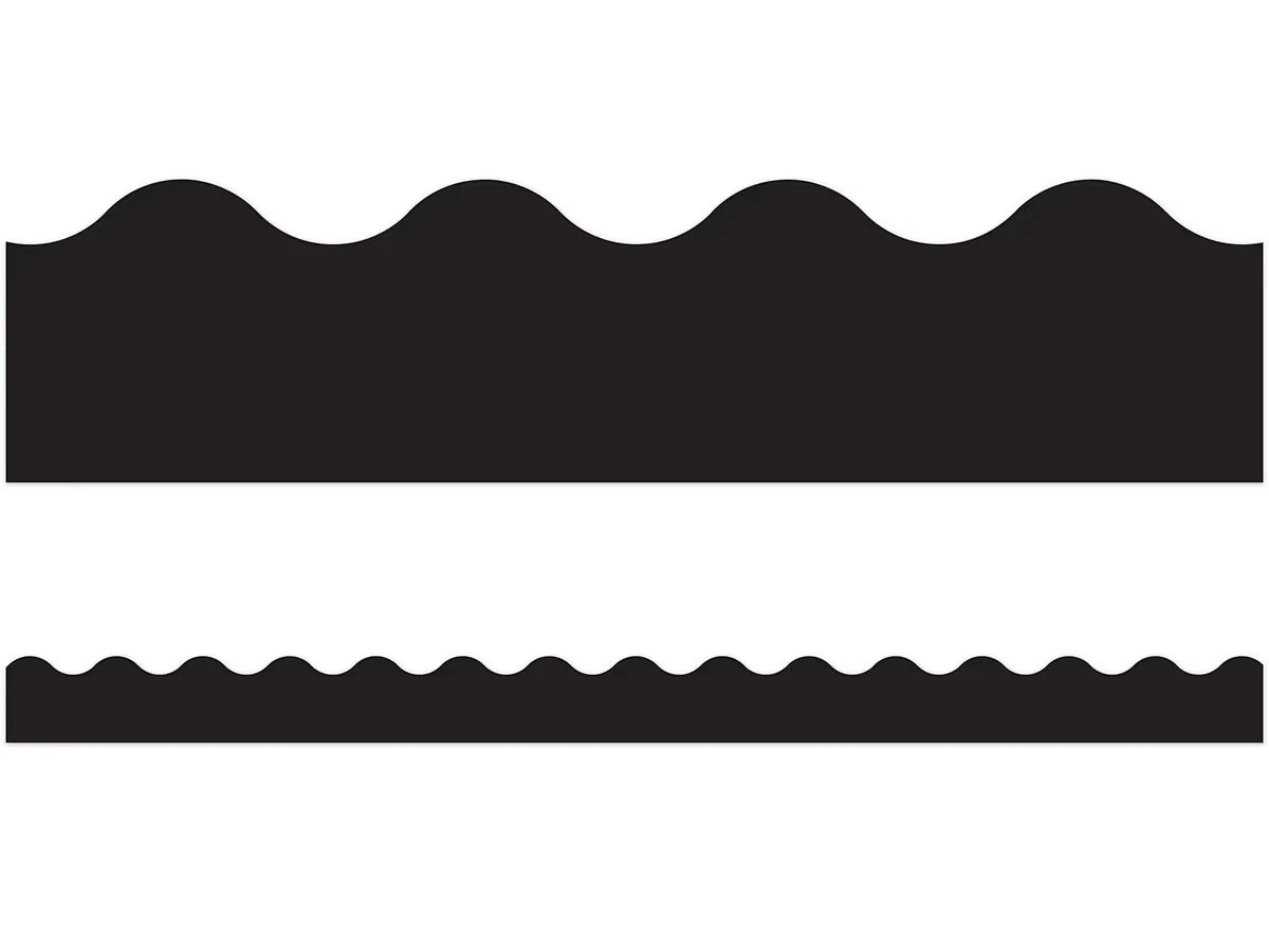 Black Scalloped Border - US 5064