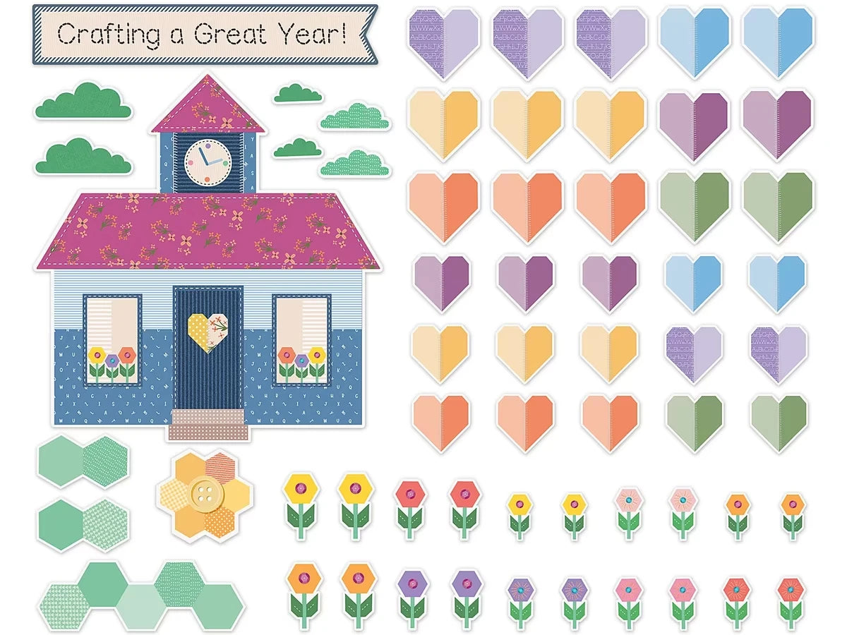 Crafty and Cool Crafting a Great Year Bulletin Board Set - US 7052