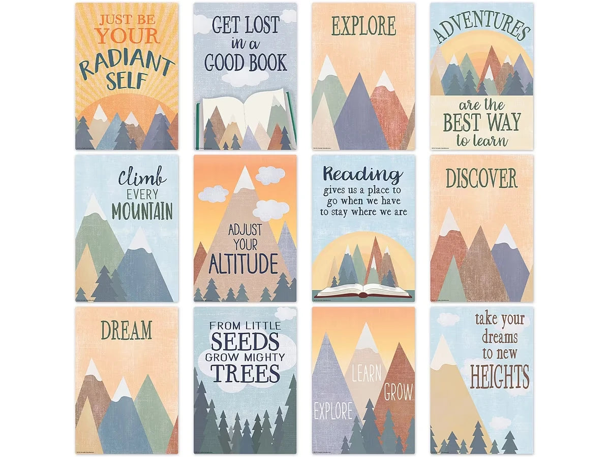Moving Mountains Motivational Small Poster Pack - US 2153