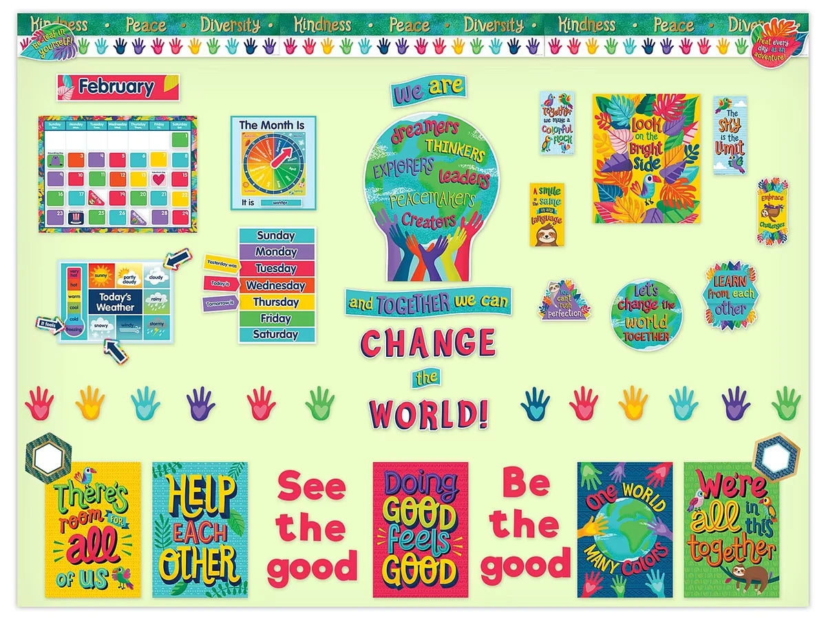 One World Many Colors Poster - US 5530