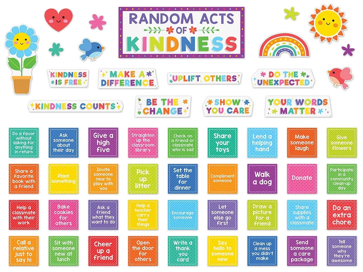 Colorful Kindness Bulletin Board Set - US 6521