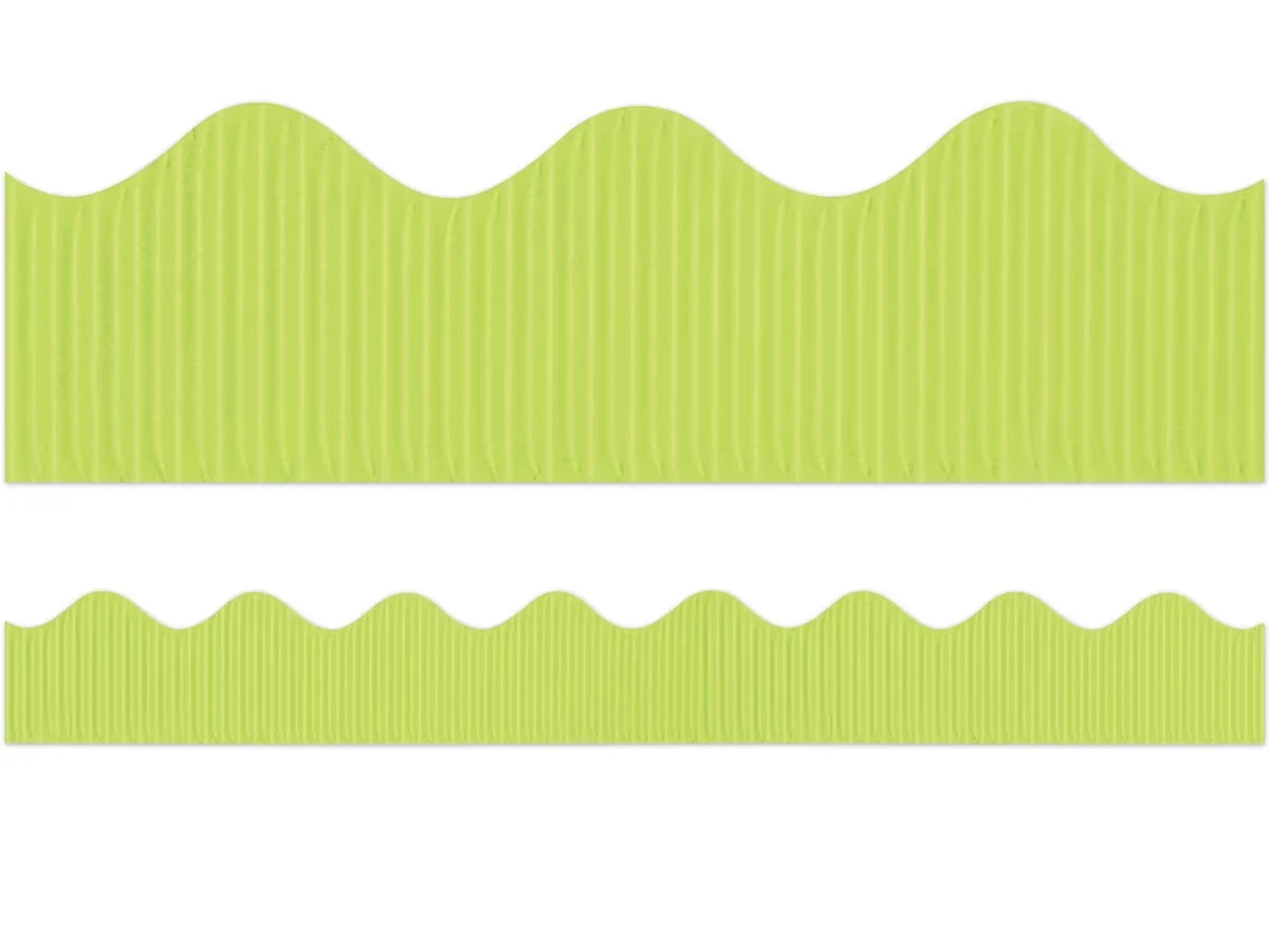 Lime Green Scalloped Bordette® - US 9481