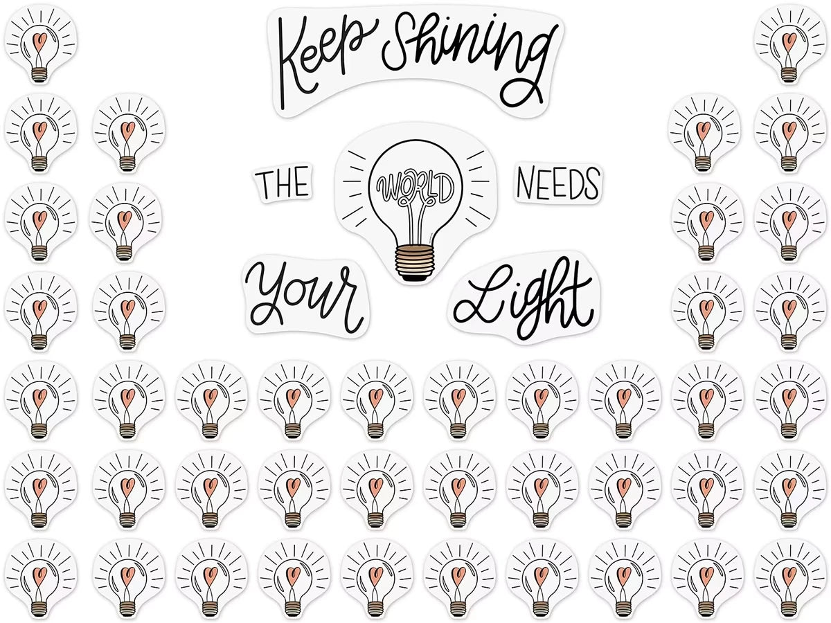 The World Needs Your Light Bulletin Board Set - US 4864
