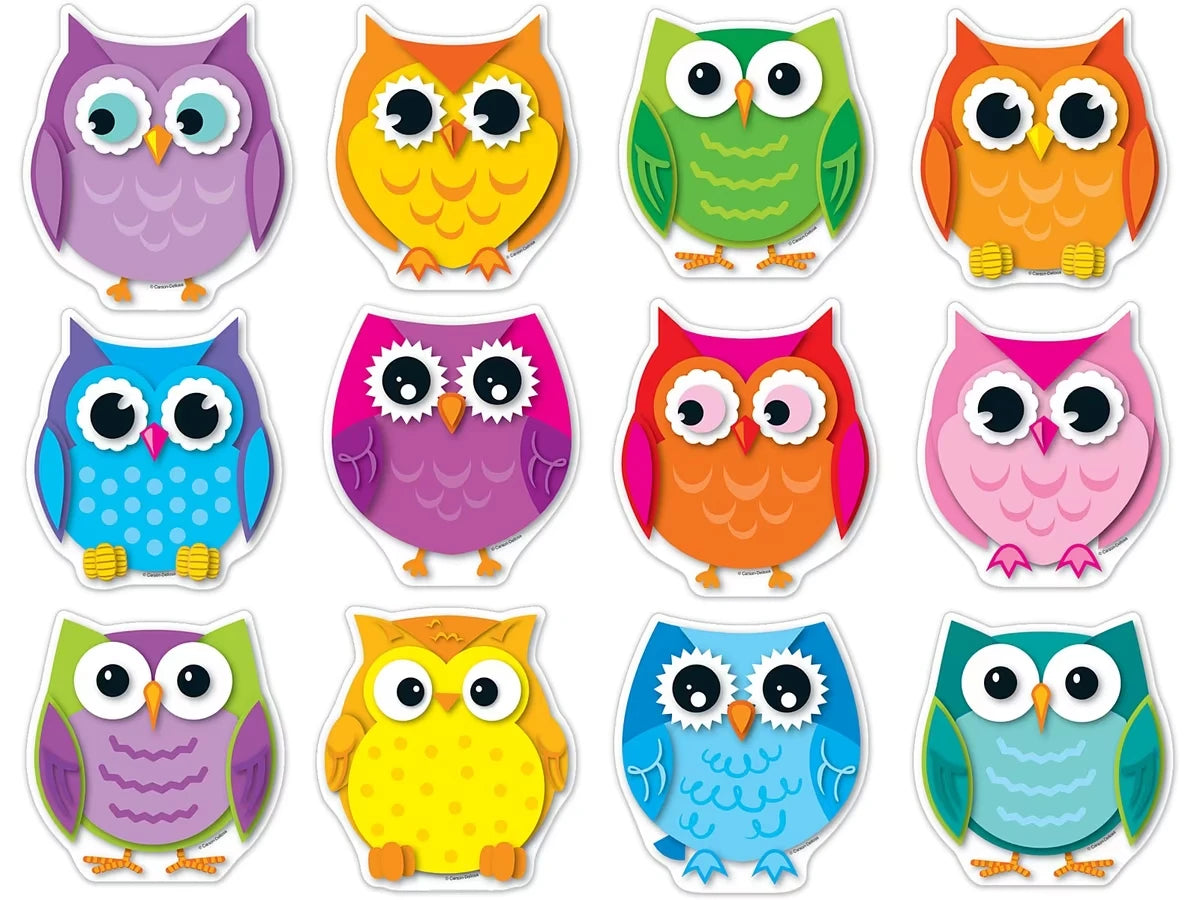 Colorful Owl Accents - US 4200
