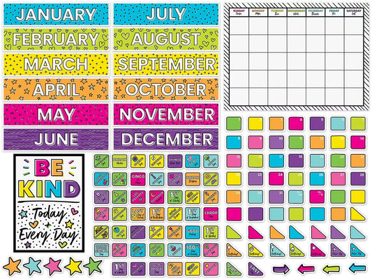 Kind Vibes Calendar Bulletin Board Set - US 9449
