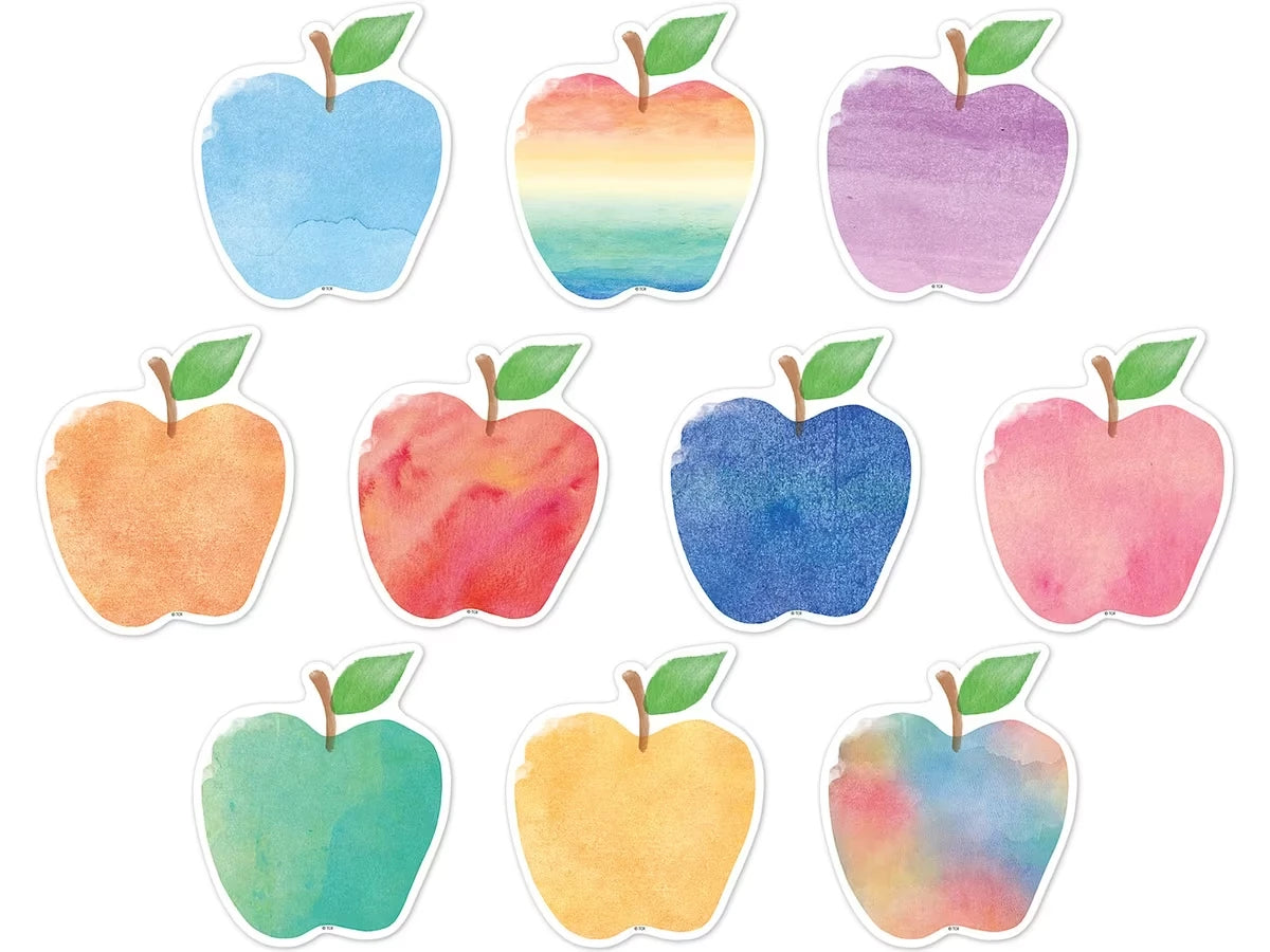 Watercolor Apple Accents - US 8301