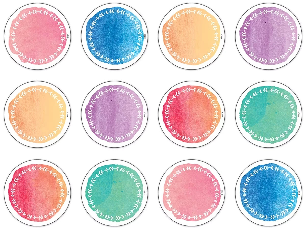 Watercolor Circle Mini Accents - US 6984