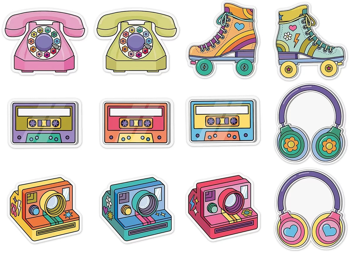 Retro Remix Groovy Accents - US 9063