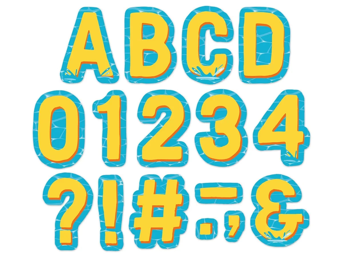 Seas the Day 3 1/2" Punch-Out Letters - US 1473