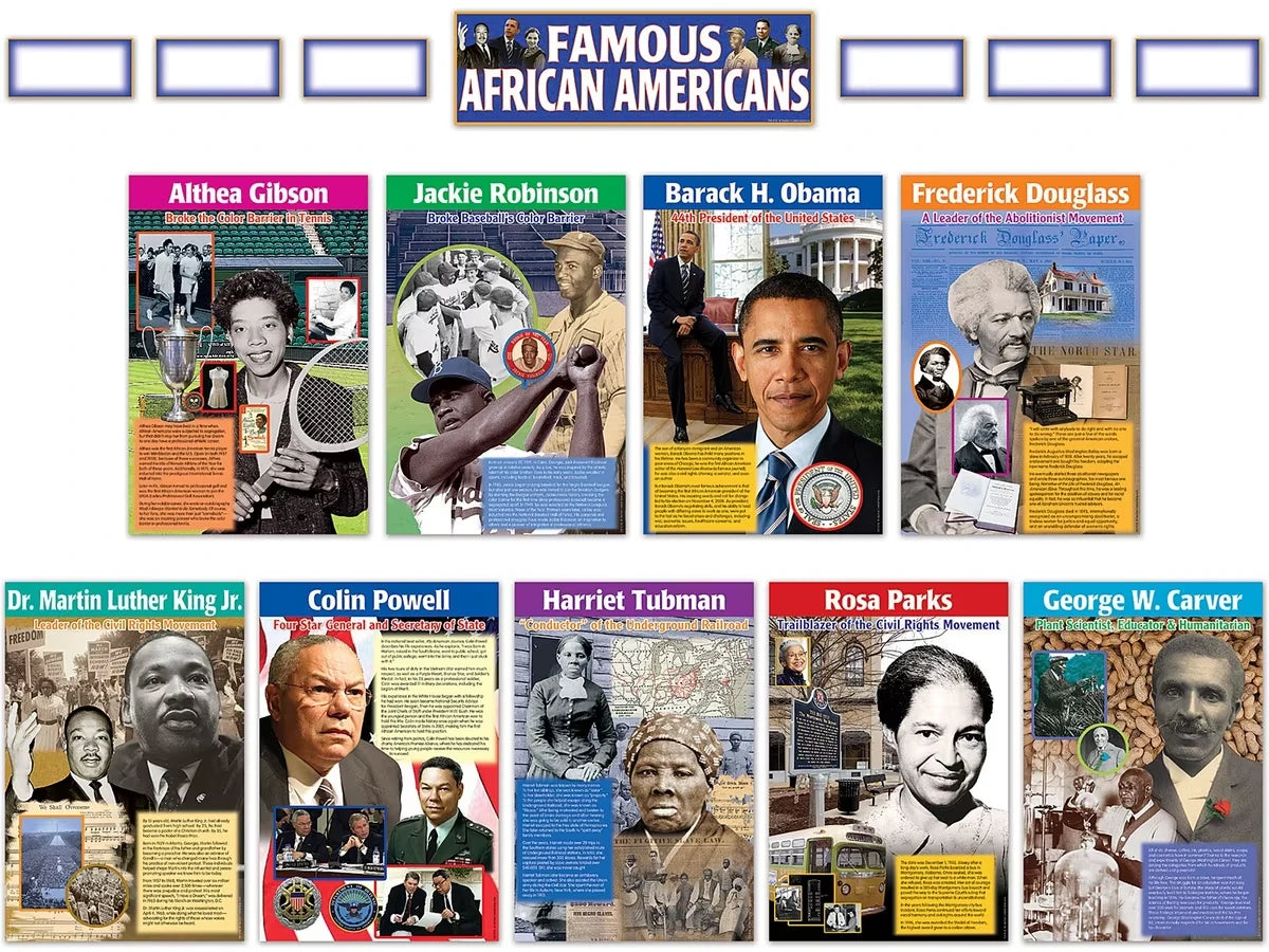 Famous African Americans Bulletin Board Set - US 9831