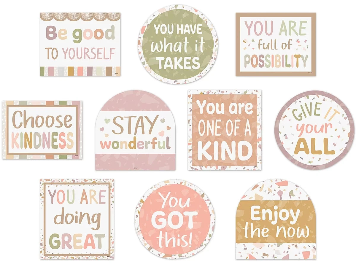 Terrazzo Tones Motivational Accents - US 9666