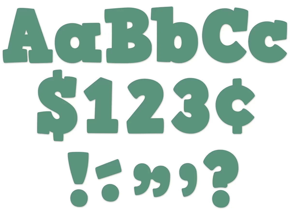 Eucalyptus 4" Punch-Out Letters - US 8126