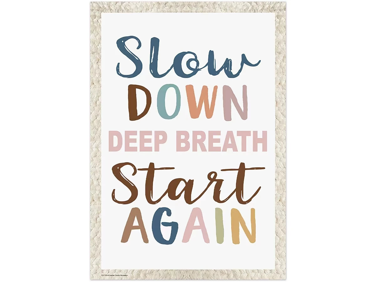 Everyone Is Welcome Slow Down Poster - US 4007