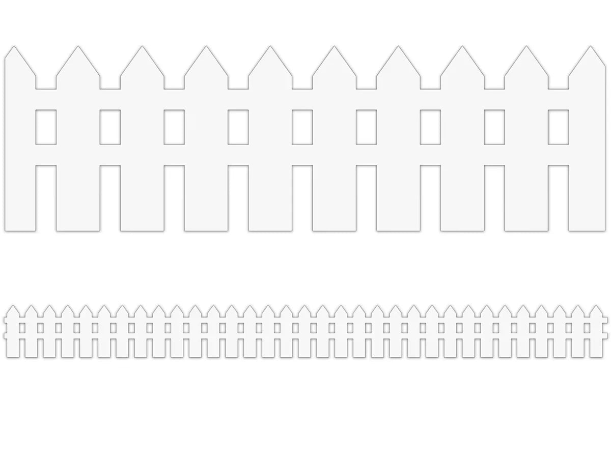 White Picket Fence Border - US 3787
