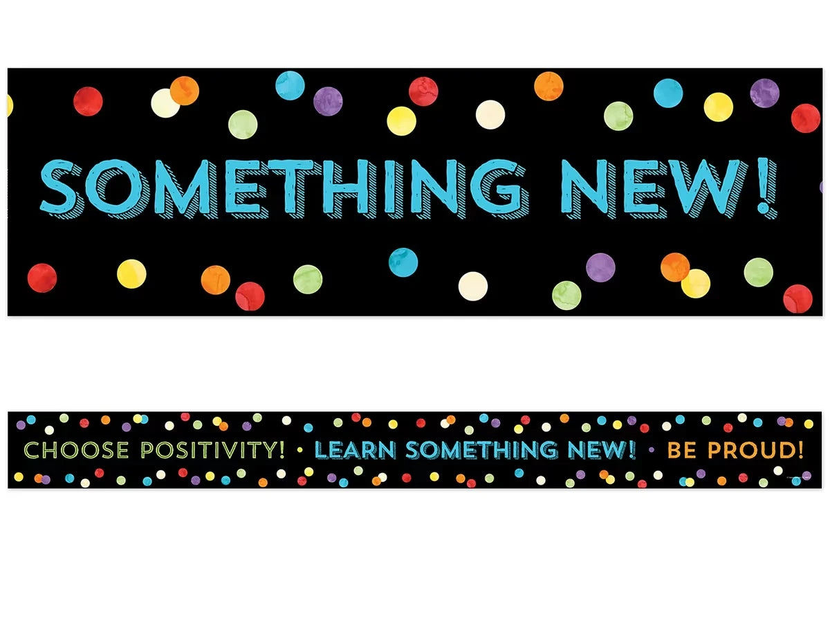 Celebrate Learning Think Positive Border - US 8208