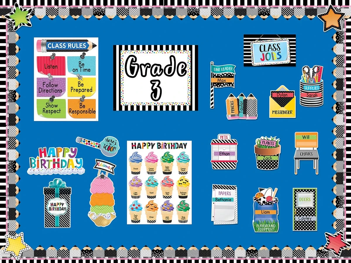 Bold & Bright Birthday Poster - US 5021