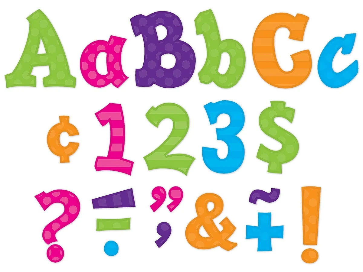 Sassy 5" Punch-Out Letters - US 3361