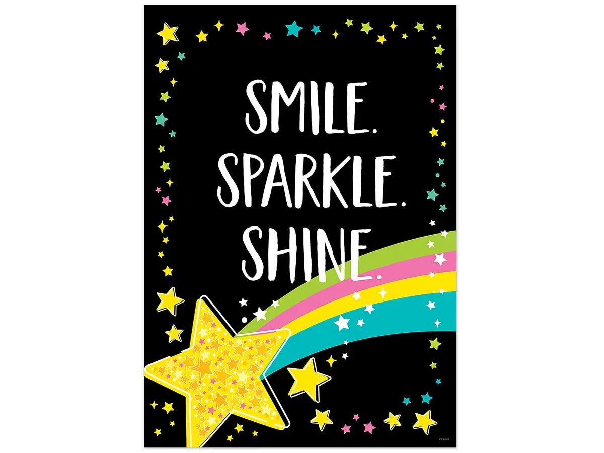 Star Bright Smile Sparkle Shine Poster - US 6810