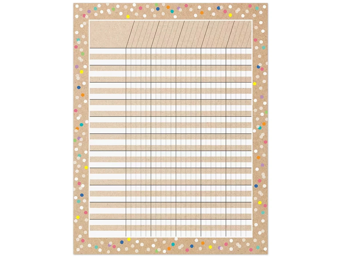 Krafty Pop! Incentive Chart - US 4551